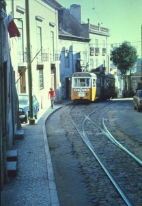 Lisboa Electrico beim Fort m. Karl
